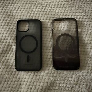 MagSafe-Compatible Black Phone Case (Pair)